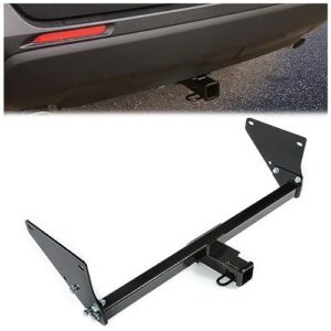 hecasa 2 inch class 3 rear trailer hitch compatible with 2019-2023 toyota rav4 receiver steel powder coated black replacement for 13416