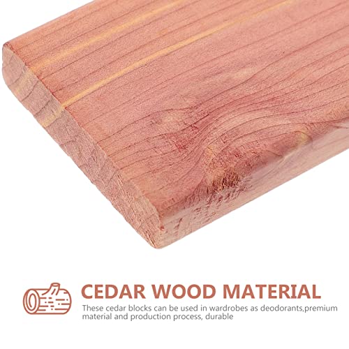 LIFKOME 10pack Cedar Blocks for Clothes Storage Cedar Hangers Cedar Blocks for Clothes Storage Cedar Ups Aromatic Cedar Balls Hangers Storage Accessories Closets Drawers