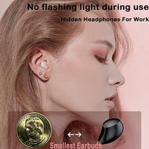 Xmenha Wireless Tiny Smallest Invisible Earbuds Hidden Discreet for Work Bluetooth Invisible Hidden Headphones Micro Sleep Mini Earbuds Small Ear Canals Sleepping Buds Sleep Ear Buds Side Sleepers