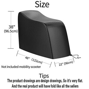 Mobility Scooter Cover,Scooter Storage Cover,Mobility Scooter Covers Waterproof,Electric Scooter Cover,Cover for Mobility Scooter Accessories Protector from Waterproof Sunproof dustproof