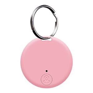 uqiangy portable tracking bluetooth 5.0 mobile key tracking smart an ti loss device pick up location near (pink, one size)