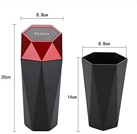 Garbage Container Trash Can Garbage Bin Bedroom Bin Rubbish Basket for Home Office Kitchen Bath Garbage Can/