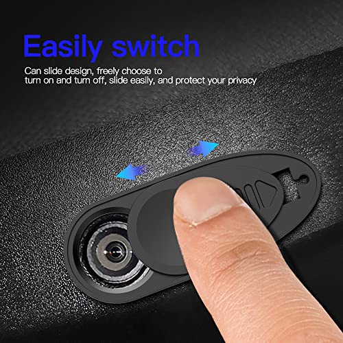 AWINNER (2 Pack) Car Camera Cover Slide Compatible with Tesla Model 3 / Y,Front-Facing Webcam Cover Slider Stickers,Privacy Blocker Sliding Shield,Anti-Spy