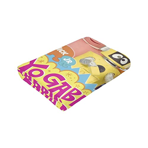 Pobecan Yo Gabba Anime Gabba! Blanket Throw Blankets Ultra Soft Flannel Lightweight Throws for Couch, Bed,All Seasons Use 40"x30"