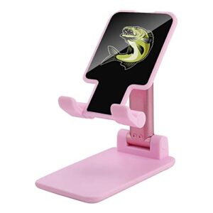 bass fishing funny foldable desktop cell phone holder portable adjustable stand desk accessories