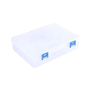 weilaikeqi storage box supply display case with lid practical container for jewelry findings screw earring craft accessories paintbrushes