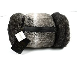 mon chateau luxury collection faux fur throw/blanket - 50" x 70", kodiak brown