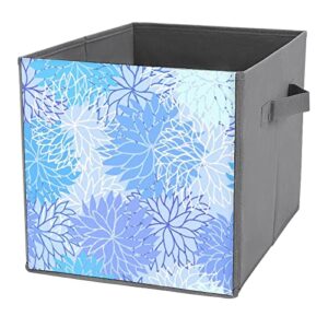 Camo Dahlia Large Cubes Storage Bins Collapsible Canvas Storage Box Closet Organizers for Shelves