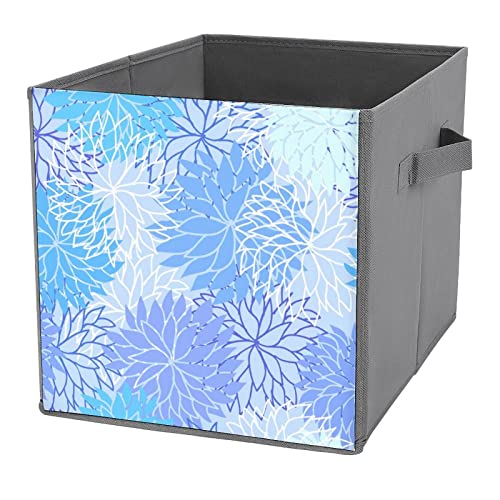 Camo Dahlia Large Cubes Storage Bins Collapsible Canvas Storage Box ...