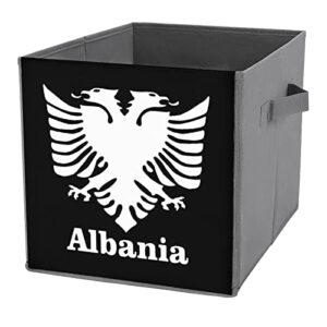 albania eagle large cubes storage bins collapsible canvas storage box closet organizers for shelves