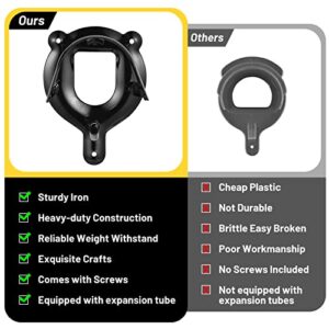 YUNFUTILEI Horse Tack Horse Bridle Rack Bridle Hooks for Tack Room - Metal Storage Hook for Horse Supplies（4 Counts）