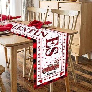 Galentines Day Table Runner Valentines Day Linens Table Cloth Dresser Scarves Galentines Day Decorations for Galentines Day Party Favors Table Decorations