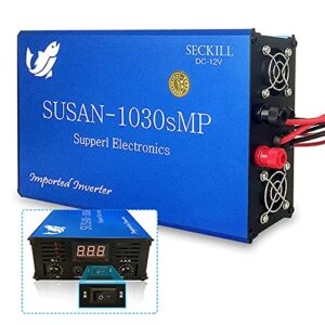 4000W Fish Beat Machine,12V 30A Adjustable Electro-Inverter High-Pressure Waterproof Susan 1030SMP Fish Stunner Electric Fish Shocker