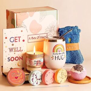 get well soon gifts for women, relaxing spa gift basket care package for women her mom sister best friend, unique thinking of you gifts set for women