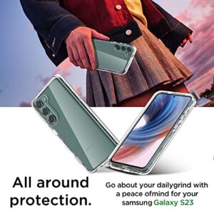 AICase for Galaxy S23 Case Clear Case(6.1"),Heavy Duty Drop Protection Full Body Rugged Shockproof/Dust Proof 3-Layer Military Protective Tough Durable for Samsung S23 6.1 5G