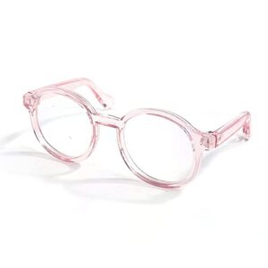 weisha cat glasses cute pet glasses plastic transparent cat sun glasses dog personality pet dress up pet decor accessories photos props(pink)