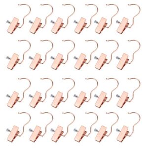 koobay boots hanger 4.5" metal outfit hanger rose gold clips for gloves shoes hooks hair extension wigs clips 12pack