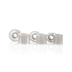 HiFiGo DUNU S&S (Stage & Studio) Silicone Eartips f or 4.0mm-6mm Nozzle, Ear Tips Replacement for Wireless Earbud, in- Ear Earphones (M(3 Pairs))