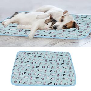 YOUTHINK Pet Warmer Pad, Comfortable Low Voltage USB Waterproof Washable Cartoon Cat Dog Electric Blanket Warm Green for Dogs Cats Pet Heating Warming Mat 35 * 50cm 45W