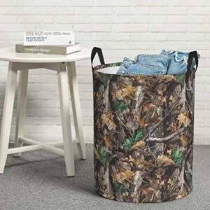 Cold Tree Camouflage Circular Laundry Hamper Print Hamper Freestanding Laundry Basket Collapsible Laundry Hamper 2 Sizes S/M