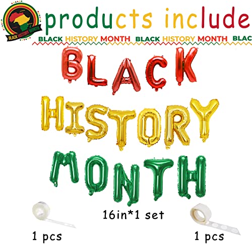 Black History Month Party Decoration Balloon Garland Set Black History Month Party Supplies African American Black History Month Latex Balloon, Used for Black History Month Background Decoration