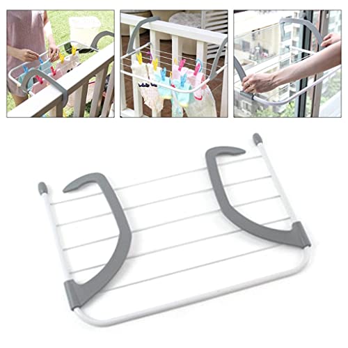 WODMB Multifunctional Collapsible Windproof Foldable Clothes Hanger Drying Rack Underwear Socks Towels Cloth Pants