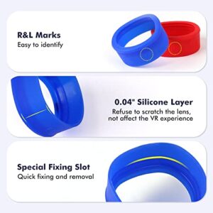 VR Lens Protector Ring Compatible with Oculus Quest 2/Quest 1 Lens Prevents Scratching of Glasses Lens Anti Scratch Rings