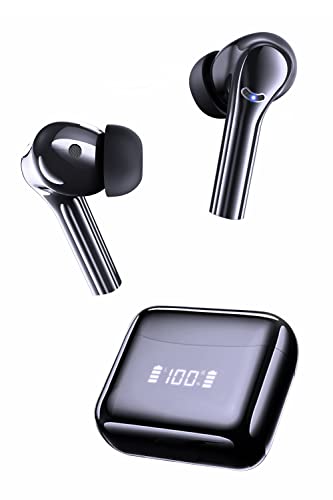 INSBES Wireless Earbuds Bluetooth 5.3 Headphones Touch Control with Wireless Charging Case IPX7 Waterproof Stereo Ear Buds in-Ear Built-in Mic Bluetooth Earbuds