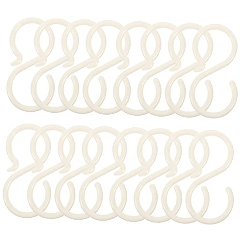 SEWACC 40pcs Punching Anti-Drop Bags S Towel Bedroom Shaped Shirt Heavy Hanger Hooks Scrunchies for Plastic Duty Office S-Shaped Sundries Slip Hoops Non Hanging Hairband Metal Holder