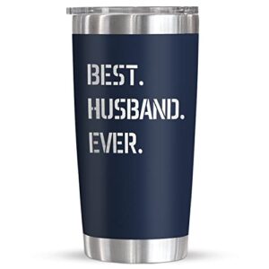 teezwonder gifts for husband from wife, anniversary, valentines day, christmas, birthday gifts for men, him, romantic i love you husband gift ideas, husband 20 oz stainless steel tumbler for men