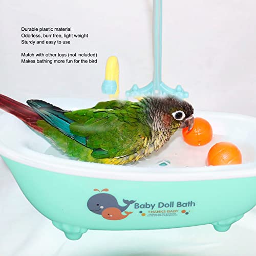 Zyyini Bird Bathtub, Electric Automatic Bathtub with Faucet, Automatic Shower, Bird Baths for Parakeets,Budgie,Cockatiel