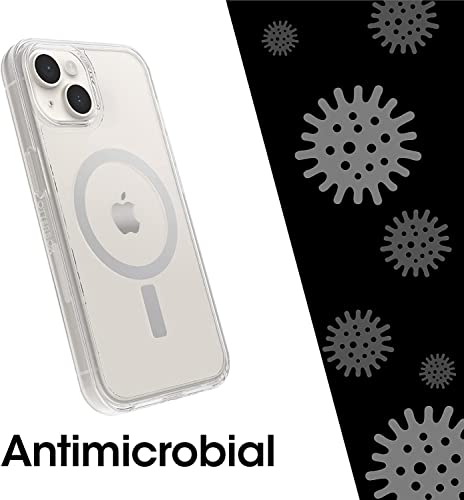 OtterBox Symmetry Series+ Clear Antimicrobial Case with Magsafe for iPhone 14 & iPhone 13 (Only) - Non-Retail Packaging - Hidden Garden