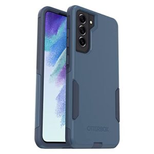 otterbox commuter series case for samsung galaxy s21 fe 5g (only) - non-retail packaging - rock skip way (blue)