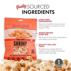 Grandma Lucy's Freeze-Dried Single Ingredient Treats, Shrimp, 0.65 oz