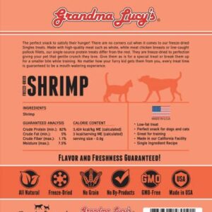 Grandma Lucy's Freeze-Dried Single Ingredient Treats, Shrimp, 0.65 oz