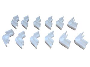 original tray stackers for harvest right freeze dryer trays, 12 pcs stacks 4 medium trays, made in usa (white)