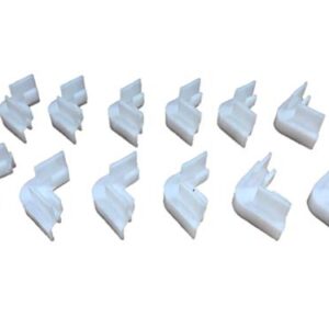 Original Tray Stackers for Harvest Right Freeze Dryer Trays, 12 pcs Stacks 4 Medium Trays, Made in USA (White)