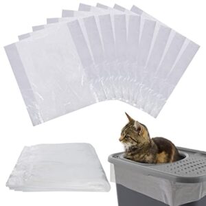 24 pcs litter pan liners fit for petmate brand, compatible with top entry litter pans model, durable thickened replacement liner bags for disposal of cat waste