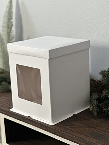 Tall Cake Box - 8x8x10 or 10x10x12 White (10x10x12)