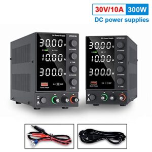 MROTEX Programmable DC Power Supply, Adjustable DC Power Supply 30V 10A Laboratory Power Supply Adjustable 60V 5A USB Regulated Switching Power Supply (Size : 30V 5A 150W)