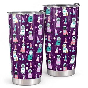 20oz tumbler funny cat gifts for women cat lovers girls kids - cats love skull cats gifts for wife mom grandma coworker - birthday gifts for her cat tumbler with lid double wall insulated coffee mug
