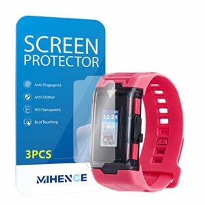 mihence compatible for bandai vital bracelet be screen protector, hd premium real screen protector for vital bracelet be [ 3pcs ] [ tpu ]