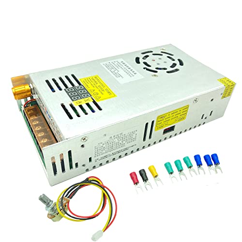 Lianshi Transformer AC-DC 0-120V Adjustable 4A480W Current-Voltage Dual Digital Display DC Regulated Switching Power Supply Adapt to DC Speed Control Motor, 3Dprinter System