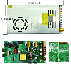 Lianshi Transformer AC-DC 0-120V Adjustable 4A480W Current-Voltage Dual Digital Display DC Regulated Switching Power Supply Adapt to DC Speed Control Motor, 3Dprinter System