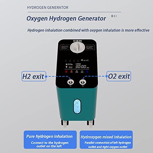 FXNFXLA Hydrogen Generator 900ml/min, 99.99 Percent High Purit Portable H2 Inhalation Machine, 5 Intelligent Detection Systems, Continuous H2 Supply, for Home Office
