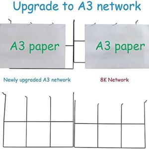 NEOCHY Drying Racks,Art Drying Rack,Drying Easel,Removable Educational Product Drying Rack with Pulleys,Magazine Air-Dry 26-Layer