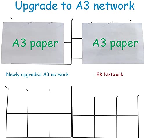 NEOCHY Drying Racks,Art Drying Rack,Drying Easel,Removable Educational Product Drying Rack with Pulleys,Magazine Air-Dry 26-Layer