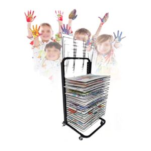 neochy drying racks,can be up and down art drying racks, oilings, watercolors and cultural and art paper works display racks 20-shelf/h78cm/20 floors