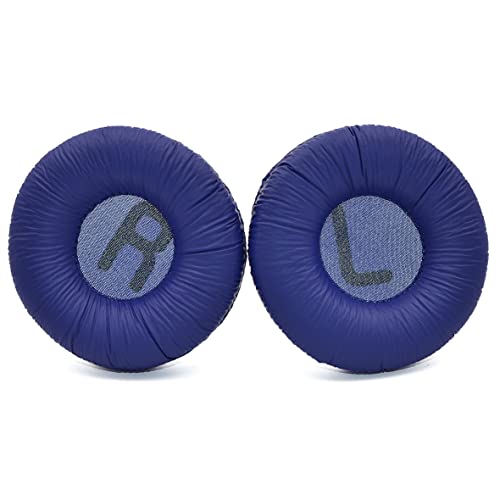 defean 70mm Round Ear Cushion Replacement Cushions Ear Pads Compatible with Sony MDR-ZX110 / MDR-ZX330BT / V150 / WH-CH500 / JBL T500BT / T450BT &Many Other 70MM Round On-Ear Headphones (Blue)