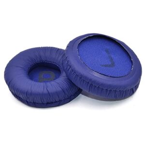 defean 70mm Round Ear Cushion Replacement Cushions Ear Pads Compatible with Sony MDR-ZX110 / MDR-ZX330BT / V150 / WH-CH500 / JBL T500BT / T450BT &Many Other 70MM Round On-Ear Headphones (Blue)